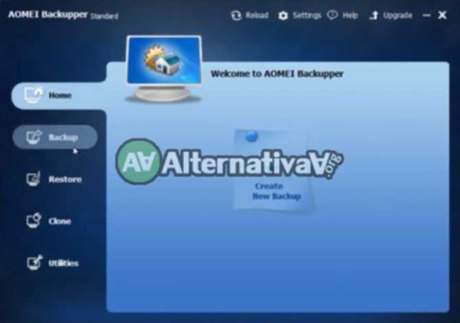 AOMEI Backupper Standard alternativa de BackupMaker