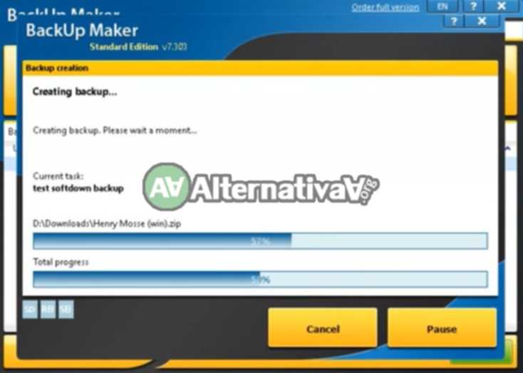 BackUp Maker alternativa de Comodo Backup